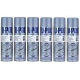 6X Upol Power Can Build Grey Primer Aerosol Spray 500ml Spray Paint